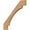 Ekena Millwork 3 1/2"W x 44"D x 44"H Merced Smooth Knee Brace, Western Red Cedar BRC04X44X44MRC00SWR - alternate 1